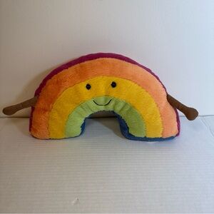 Jellycat Rainbow Plush with Smiling Face